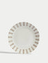 12 Piece Linear Striped Dinner Set